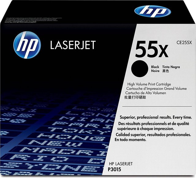 Original HP Toner CE255X (55X) Schwarz für Laserdrucker - Bild 1