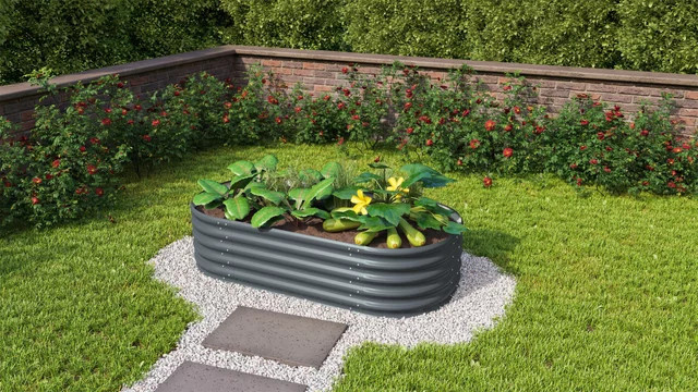 Vitavia Hochbeet Vita 401 BASIC in Granit, B/T/H: 82 x 162 x 40 cm - Bild 1