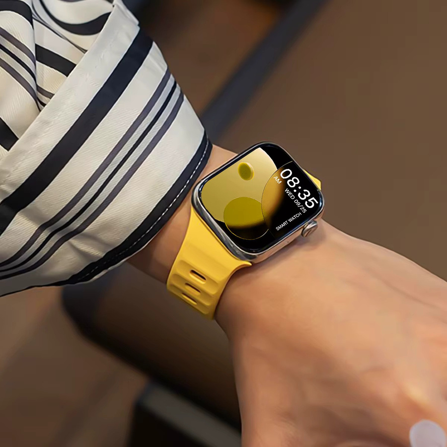 CAOWTAN Uhrenarmband Silikon, Bunt, Unisex, für Apple Watch - Bild 3