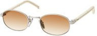 Prada PR B53S Sonnenbrille, Vollrand, Oval, Damen, Silver, Brown - Bild 1