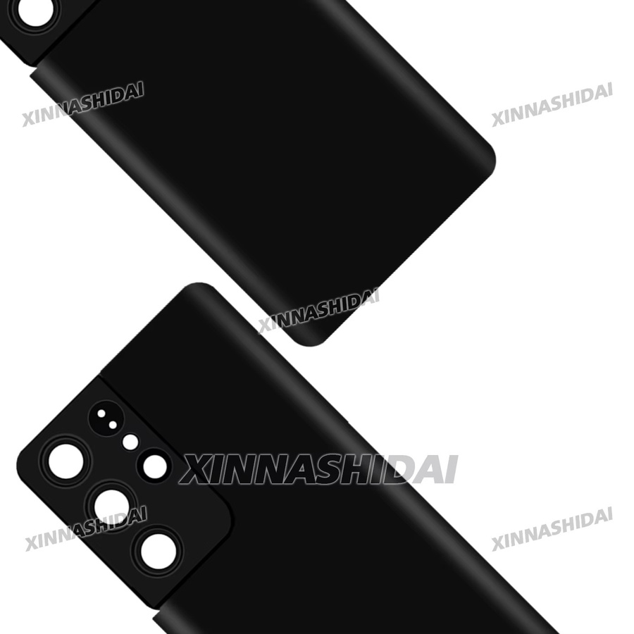 Samsung Galaxy S21 Ultra Ersatz-Rückabdeckung aus Kunststoff in Schwarz - Bild 2