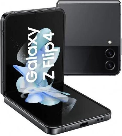 Samsung Galaxy Z Flip4 5G Faltbares Smartphone mit 256 GB Speicher und 8 GB RAM in Schwarz - Bild 1