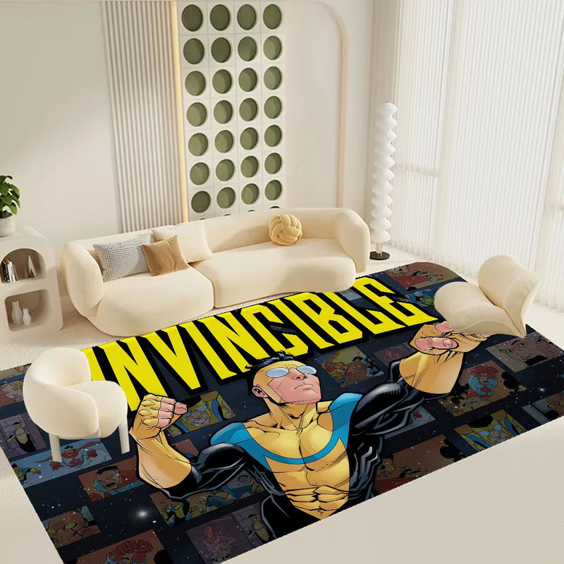 I-Invincible Rutschfeste Bodenmatte mit Kinder-Motiv in Mehrfarbig für Kinderzimmer, Schlafzimmer, Wohnzimmer oder Balkon - Bild 2