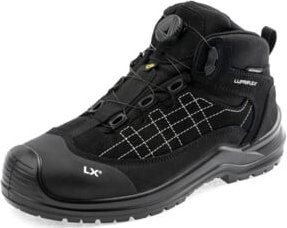LUPRIFLEX Schnürstiefel Turner Mid S7L ESD aus schwarzem Veloursleder Gr. 49 - Bild 1
