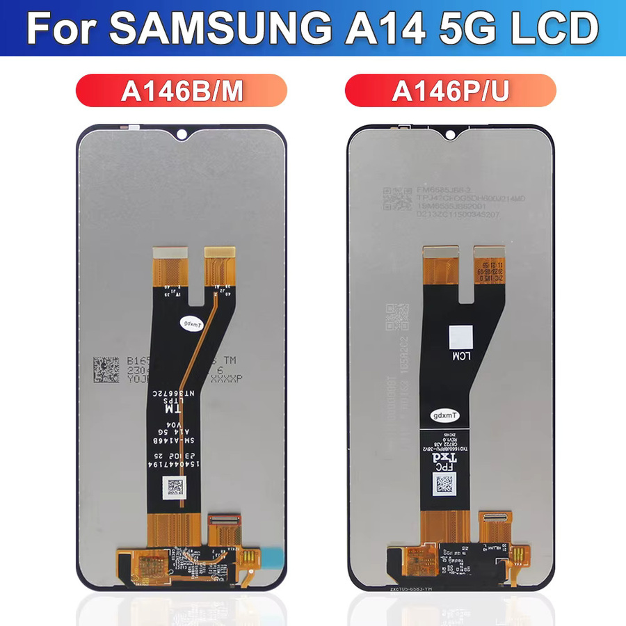 Samsung A14 5G LCD Display mit Touchscreen Digitizer in Schwarz, 6,6 Zoll Ersatzteil für A146B, A146P und A146U - Bild 2