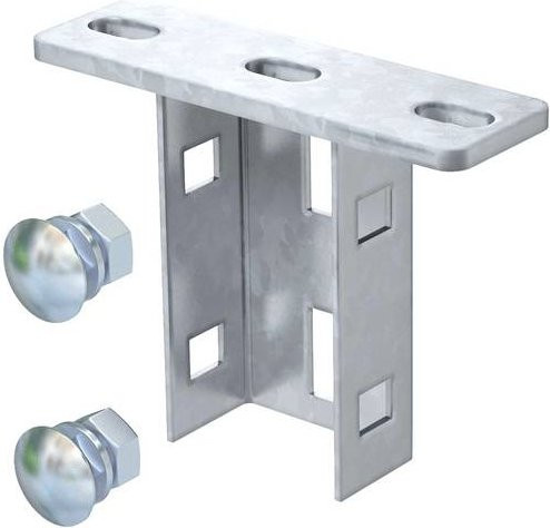 OBO Bettermann Kopfplatte aus Metall in Silber - Bild 1