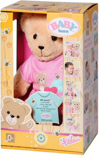 Baby Born Bär, Plüsch, Pink, ab 0 Jahren - Bild 1