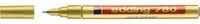 edding Lackmarker 780 Permanentmarker Gold mit feiner Spitze - Bild 1