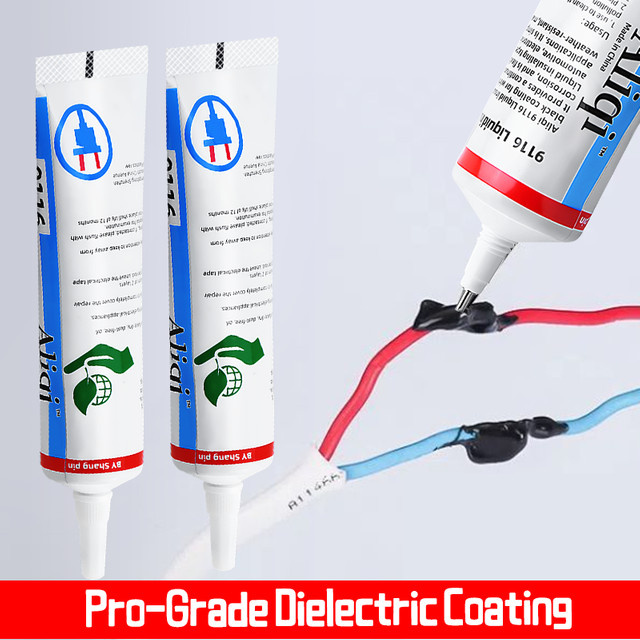 ALIQI Flüssiges Isolierband wasserdichtes Dichtmittel für Kabel und Drähte 15 bis 300 ml - Bild 1