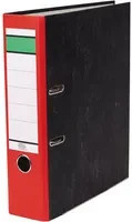 Ordner Wolkenmarmor Falken GmbH DIN A4, 80 mm, Rot - Bild 1