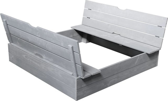 Soulet Sandkasten aus Holz in Taupe, H x B x T: 52 x 118 x 118 cm - Bild 1
