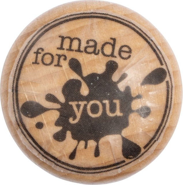 BUTTERER Stempel made for you in Beige aus Holz und Gummi - Bild 1
