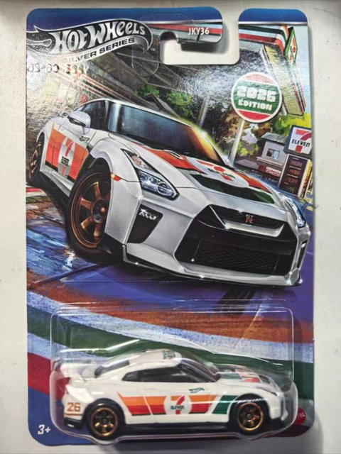 Hot Wheels 2017 Nissan GT-R R35, Druckguss-Modellauto, 1:64, ab 3 Jahren - Bild 1