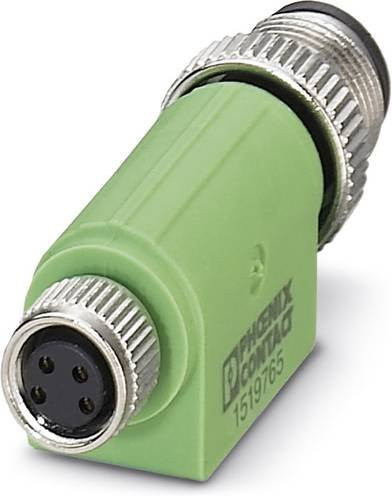 Phoenix Contact 1519765 Sensor-Aktor-Verteiler und Adapter M8 M12 gerade grün mit 5 Sensoren und 4 Polen - Bild 1