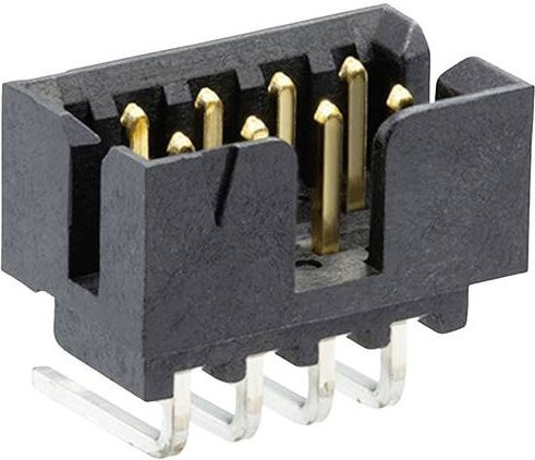 Molex Steckerleiste 87833202 in Schwarz mit 20 Polen und 2 Reihen sowie einem Rastermaß von 2,00 mm - Bild 1