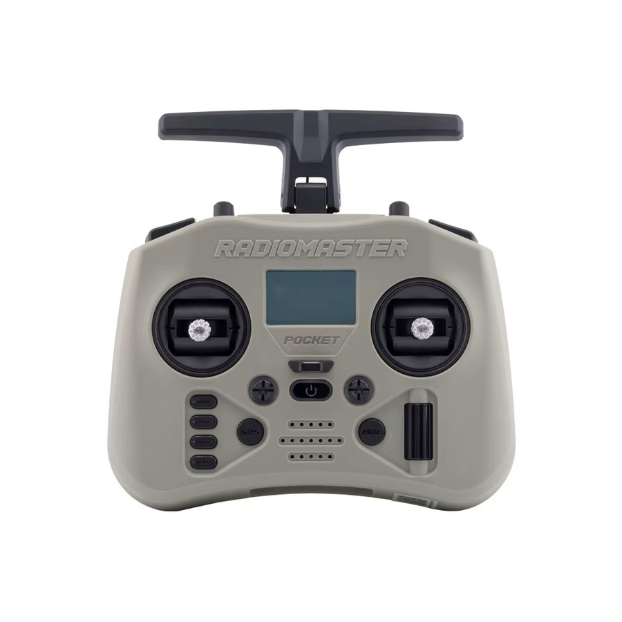 RadioMaster Pocket Crush Fernbedienung mit EdgeTX, ExpressLRS und Hall Gimbals in Grau - Bild 2