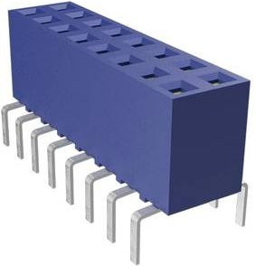 Amphenol Buchsenleiste Standard 76342-302LF in Blau - Bild 1