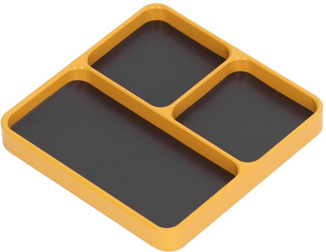 GoolRC Magnetische Schale aus Aluminiumlegierung in Gelb, B/T/H: 13,8 x 11,0 x 2,0 cm - Bild 1