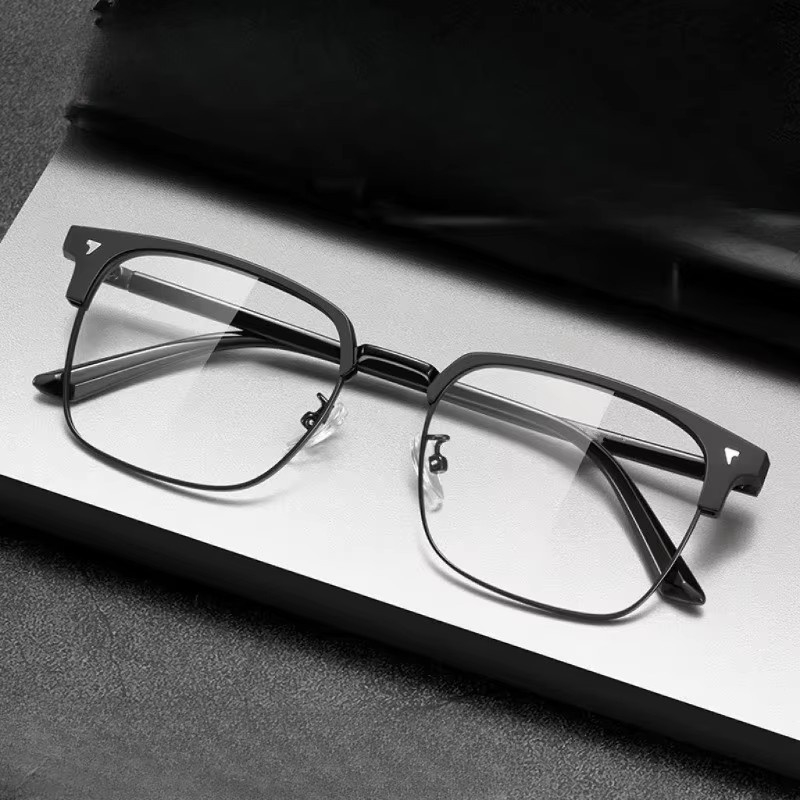 Unisex Anti-Blaulicht-Brille, Vollrand, transparent, black - Bild 3