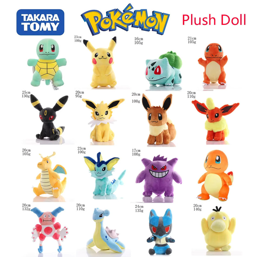 TOMY Pokémon Pikachu, Plüsch, Gelb - Bild 1