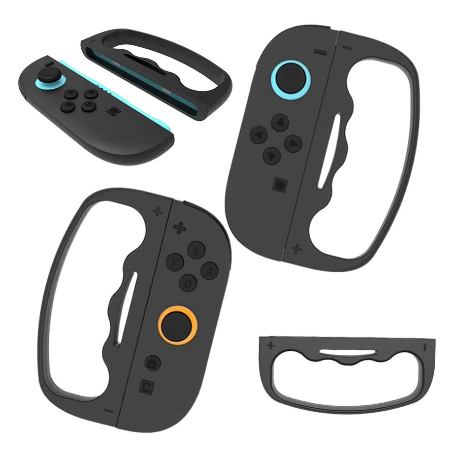 ALLOYSEED 2er Set Fitness-Boxgriffe für NS2 Gaming-Zubehör in Orange und Blau - Bild 2