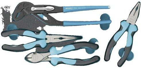 Hazet Werkstatt Zangen-Set 163-511/4 in Blau, 4-teilig - Bild 1