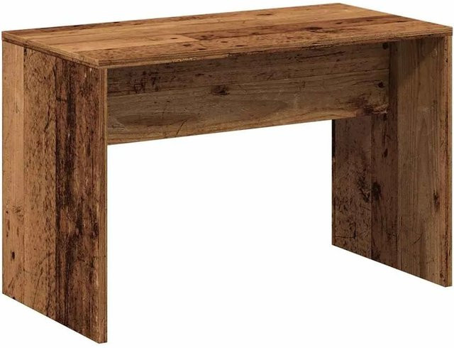 vidaXL Schminkhocker in Altholz-Optik aus Holzwerkstoff, Farbe: Braun, B/T/H: 70 x 35 x 45 cm - Bild 1
