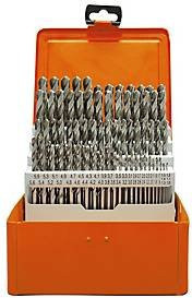 Projahn Spiralbohrer-Set TURBO HSS-G, 50-teilig, Ø 1–5,9 mm in orangefarbener Bohrerkassette - Bild 1