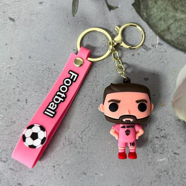 Messi 3D Schlüsselanhänger, Action Puppe, Rosa, ab 3 Jahren - Bild 1