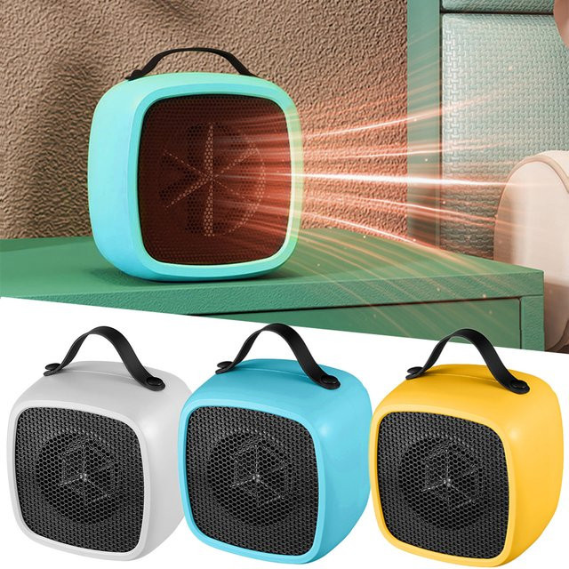 NOCCLILI Tragbarer Mini-Heizlüfter mit 500W PTC Keramik-Technologie in Grün - Bild 1