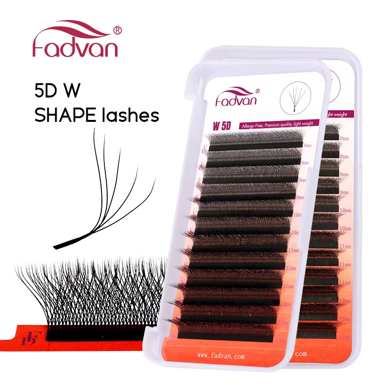 FADVAN Wimpernverlängerung, W-Form, 0,07 mm, künstliche Wimpern - Bild 4