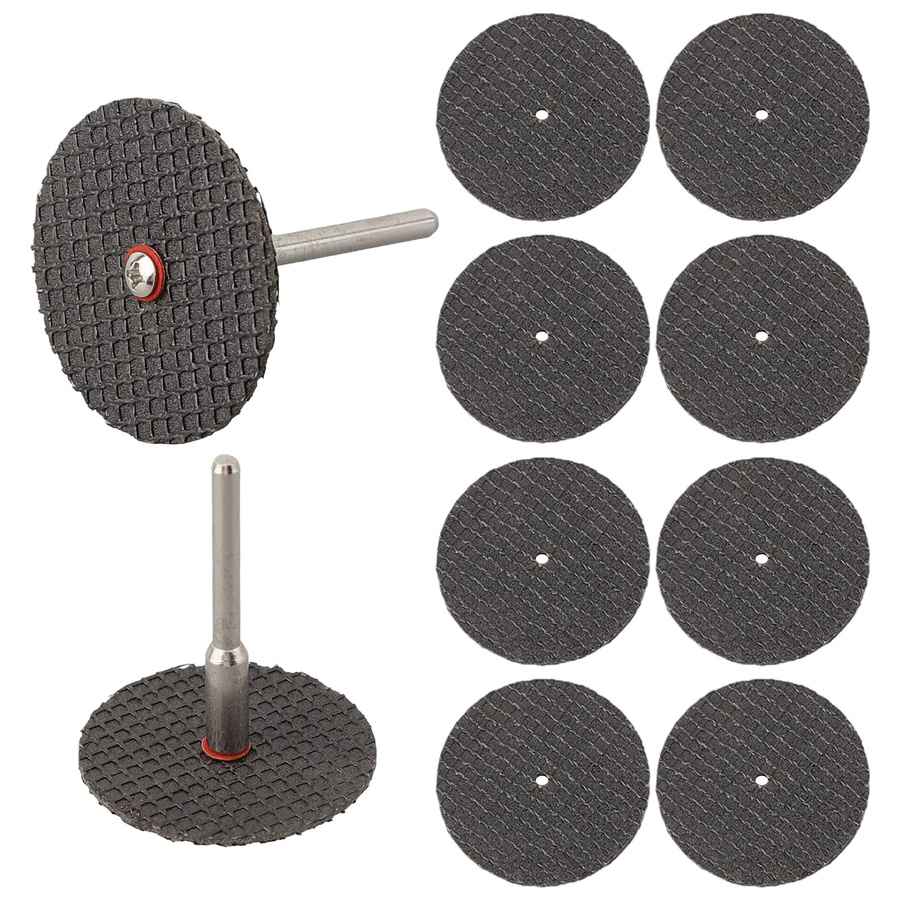 VIBRATITE Ultradünne Schleifscheibe Trennscheibe Rundharz mit 3mm Welle für Winkelschleifer, Durchmesser 32mm - Bild 2