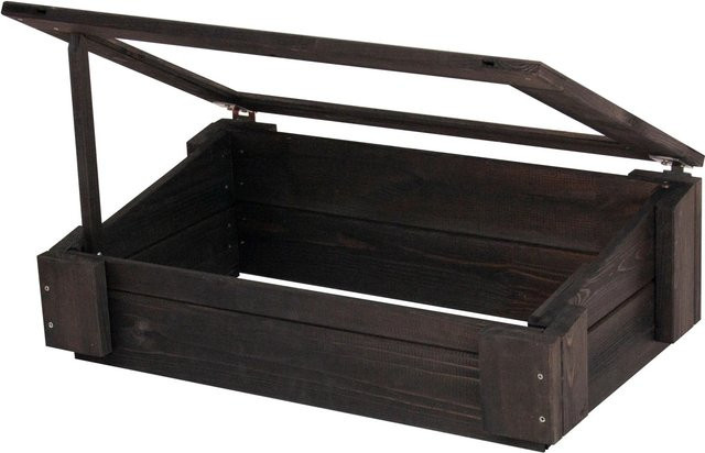 Andrewex Frühbeet-Aufsatz für Hochbeete mit Kunststoffglas in Anthrazit, B: 74 cm, T: 44 cm - Bild 1