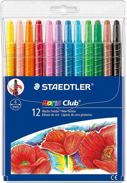 Staedtler Wachs-Twister Wachsmalstifte für Kinder, Mehrfarbig - Bild 2