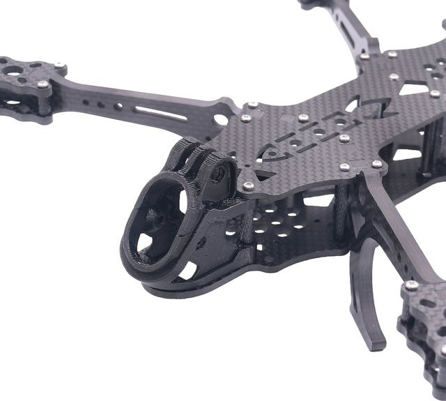 rctosky B-CUBE PRO V5 5 Zoll FPV Drone Rahmen Kit, Carbon Fiber, Schwarz - Bild 1