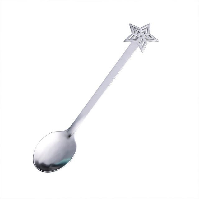 HomeHarmony Kaffee- und Dessertbesteck-Set aus Edelstahl mit Löffel und Gabel in Gold oder Silber, poliert - Bild 1