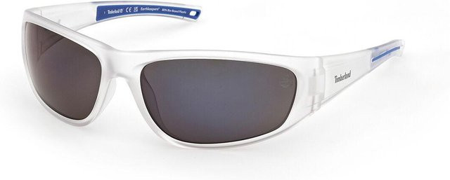 Timberland TB00033 Sonnenbrille, Vollrand, rectangular, Kunststoff, weiß, Herren, polarisiert - Bild 1