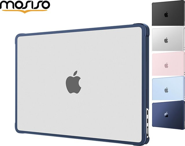 MOSISO MacBook Laptop-Hülle aus Kunststoff-Hartschale, transparent, passend für MacBook Air 13 und 13,6 Zoll sowie MacBook Pro 14 und 16 Zoll - Bild 1