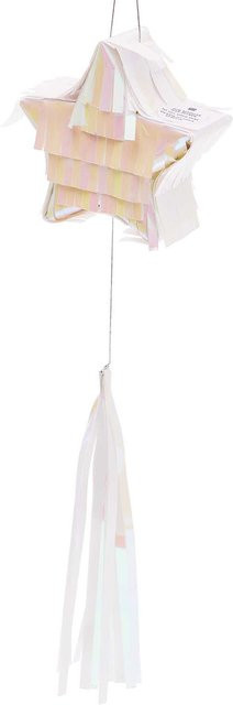 Rico Design Mini-Pinata Stern mit Quaste in Irisierend, B/T/H: 10,5 x 10,5 x 3,5 cm - Bild 1
