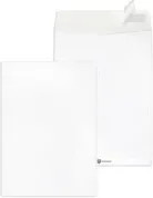 SECURITEX Versandtasche DIN B4 ohne Fenster weiß, 100er Pack, selbstklebend - Bild 1