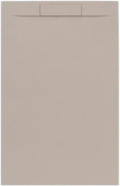 Frascio New Technology Duschwanne Vulcano Line Plus aus Marmoresina in Mokka RAL 1019, B/T: 80 x 140 cm - Bild 1