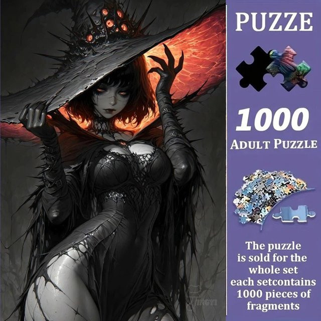 KAYOU Gotischer Stil Gefallener Engel Puzzle, 1.000 Teile - Bild 1