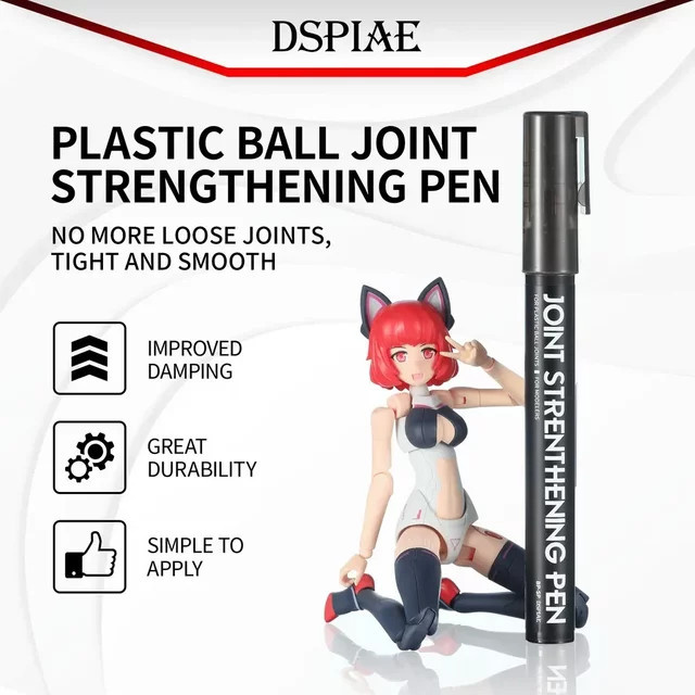 DSPIAE BP-SP Professioneller Kunststoff-Verstärkungsstift in Schwarz für Mecha-Modelle und Modellreparaturen - Bild 1