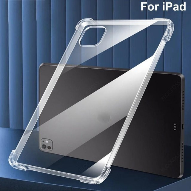 Transparentes Silikon TPU Soft Case mit Airbag-Schutz für Apple iPad Modelle - Bild 1