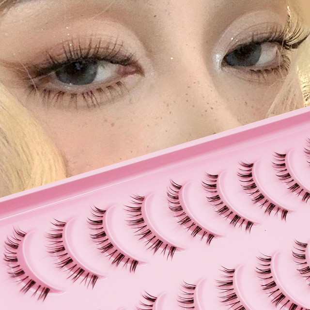 Marks Future Untere Wimpern, 10 Paar, Transparent, Natürlich, Unisex - Bild 1