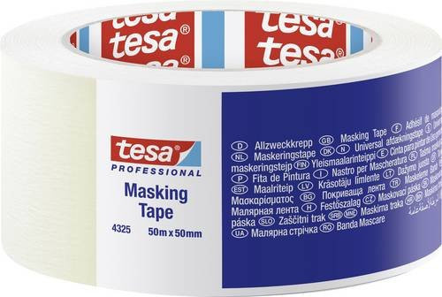tesa tesakrepp 4325 Standard Abdeckband Beige, Breite: 50 mm, Länge: 50 m - Bild 1