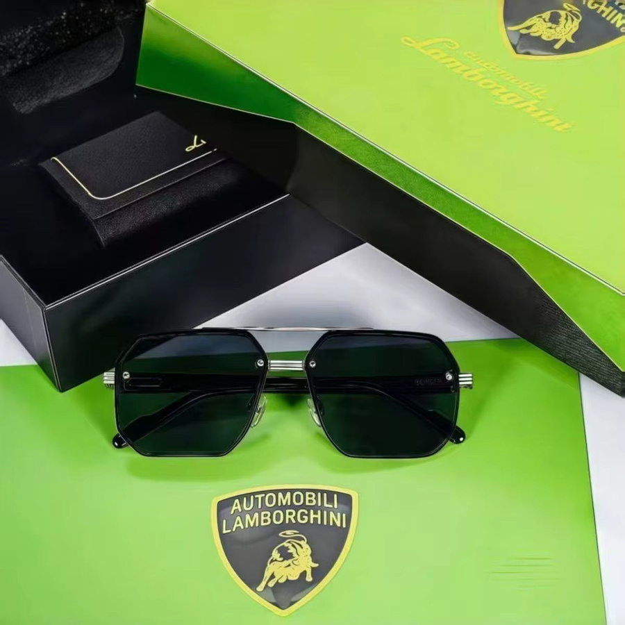 Lamborghini Sonnenbrille, polarisiert, Metall, black - Bild 2