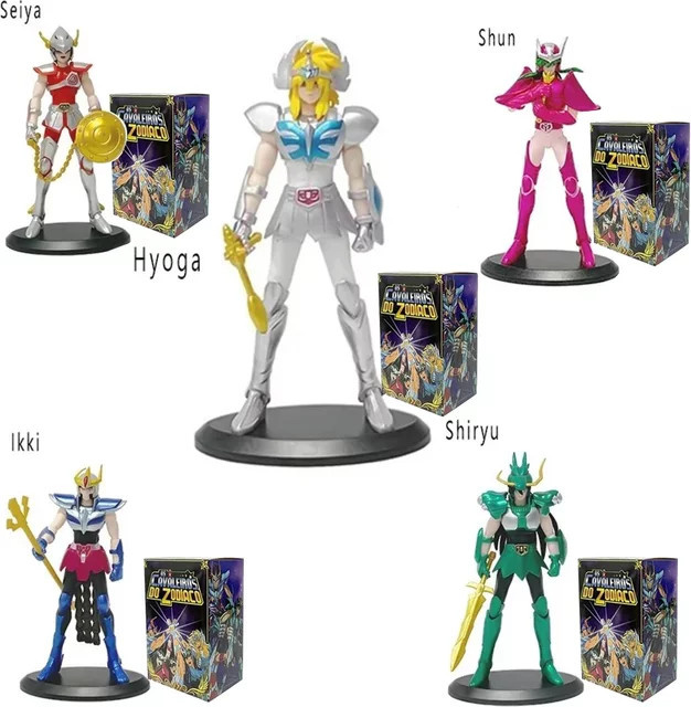 Bandai Saint Seiya Zi Long Glacier, Action Figure, 5-teiliges Set - Bild 1