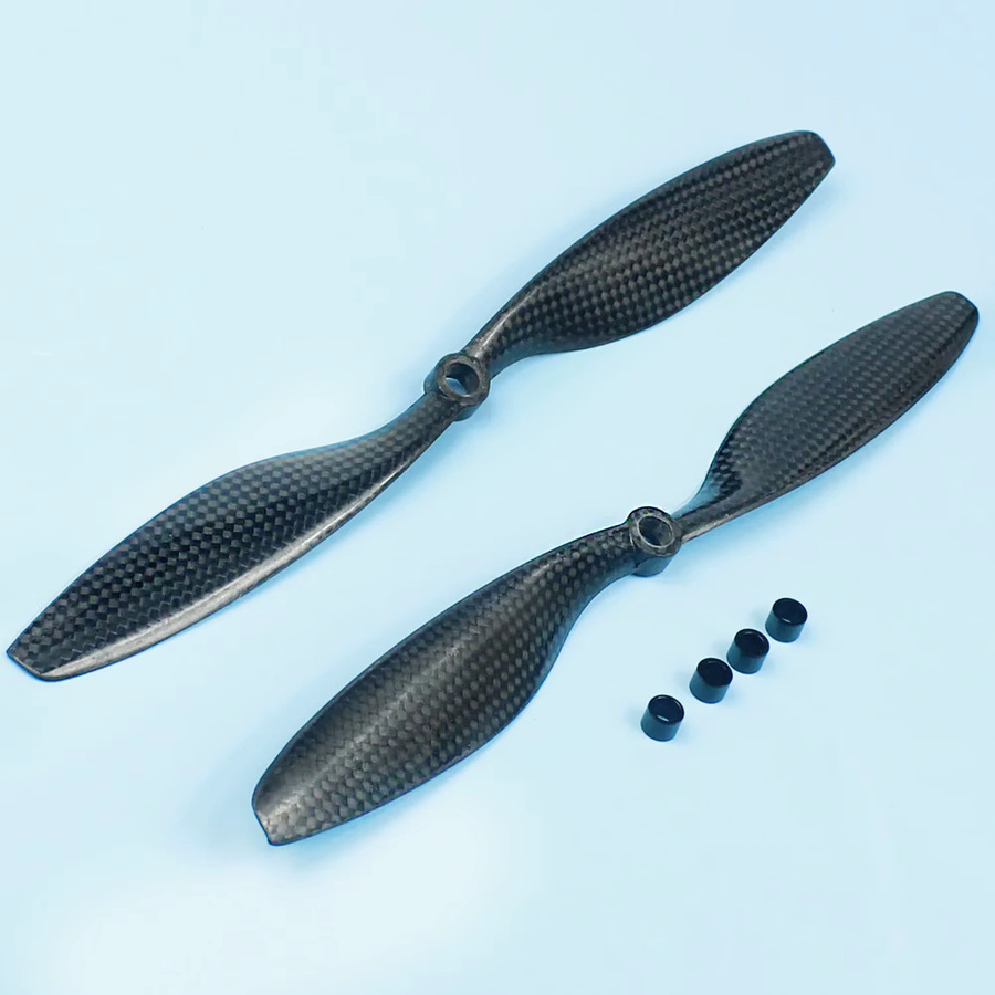 QX-MFLU Kohlefaser-Propeller, 4-teiliges Set, Schwarz - Bild 4