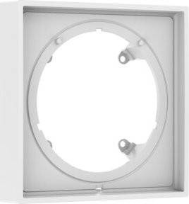 Hansgrohe Verlängerungsrosette 22mm in Mattweiß, B/B: 17 x 17 cm - Bild 1